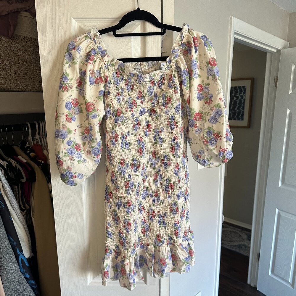 Fitted Floral dress SHEIN Size L